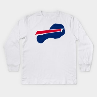 Bills wings Kids Long Sleeve T-Shirt